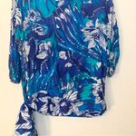 Neiman Marcus Vintage Judith Ann  Beaded and Sequin Silk Tie Waist Blouse Size M Photo 8