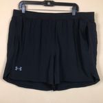 Under Armour HeatGear Women's Fitted Black Lined Athletic Gym Workout Shorts Photo 0