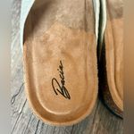 Slide Sandals for Women w/Cork Footbed & Soft Knit Comfort X Tape Sandals Photo 2