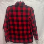 Wondershop Black Red Plaid Buffalo Check Long Sleeve Pajama Shirt Small Photo 2