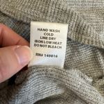 Y2K FORE Gray Ribbed Knit Collared Crop Top Preppy Minimal Streetwear Women’s M Size M Photo 7