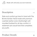 NWT Liberte Leather Bronte Black Strappy Sandals. Size 6 Photo 8