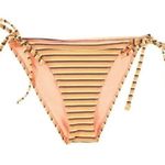 Aerie Cheeky Side Tie Retro Stripe Bikini Bottom Size XL Photo 0