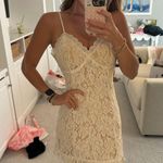 Boutique WHITE LACE MINI DRESS Photo 0