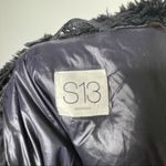 SAM. S13 women puffer jacket in black with faux fur hood trim size S Photo 8