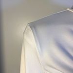 Mistress Rocks Sexy Ruched Cropped Siren White Long Sleeve Top Size Small NEW Photo 8