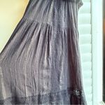 Maeve Anthropologie 'Abilene' Crochet & Metallic Maxi Dress size XS Photo 5