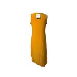 Antthony Original Asymmetrical Dress Mustard‎ Yellow Women Size Medium NWT Photo 2