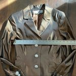 Made in France silk crepe blazer, size 36 Photo 14