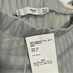 Mango Gray Pleated Breeze Maxi Skirt Photo 6