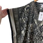 NWT Winlar Short Kaftan House Dress Beach MuMu OS Fits Most Animal Print Cheetah Black Photo 1