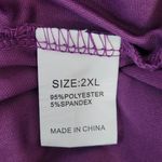 Purple Lace Formal Maxi Dress Size 2X Purple Formal Wedding Guest Dress Photo 8