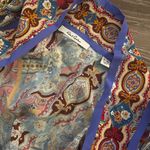 Robert Graham NWOT  Autumn Silk Blend Robe. Size Small/Medium. No belt Photo 7