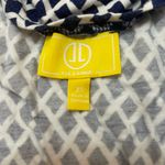 Liz Lange  blue white geometric open front long sleeve cardigan woman’s size XS Photo 4