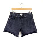 AGOLDE  Black Denim Parker Long Shorts Photo 1