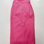 MORE TO COME Sophia Strapless Midi Dress in Pink XS Photo 2