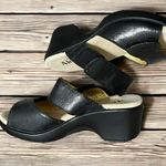 Alegria  Asha Black Crackle Black Leather Sandals Size 36‎ Photo 2