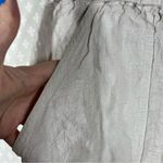 Poetry Cream High Rise Linen Pull On Tapered Pants Photo 2