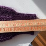 St Michael Vintage Deep Purple Mohair Blend Cardigan Sweater Button Front Medium Photo 8