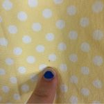 Cambridge Dry Goods Yellow Polka Dot Cotton Capri Pants Womens 12 Photo 3