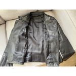 VTG AllSaints Leather jacket y2k Biker Moto Bomber Women’s 6 limited edition Black Photo 4