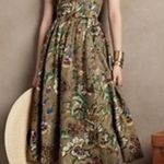Banana Republic  Linen Midi Dress‎ Vintage Floral Photo 0