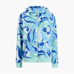Hill House The Allie Zip-Up Hoodie Ocean Kaleidoscope NWT Size Medium Photo 5