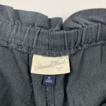 Universal Threads Universal Thread Dark Gray Linen Blend High Rise Pull On Shorts M Photo 1