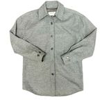 Babaton  Aritzia Pelli Hip Shirt Jacket Shacket Button Up Wool Blend Grey XS Photo 2