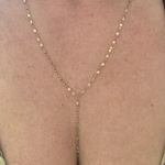 Celebrity Stylist Designed Solid Real 14k Gold Lariat Necklace Holiday Gift! Photo 6