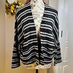 Madewell Stripe Upbeat Cardigan Open Front Sweater with Pockets Sz S/XS Photo 2