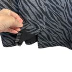 Tribal Knit Pencil Skirt Zebra Print Career Wear Stretch Casual Comfort Size 8 Gray Photo 5