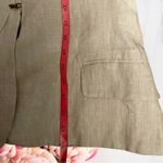 Nili Lotan Vintage Blazer Linen Tan Beige Sz 8 Photo 10