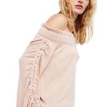 Free People Off the Shoulder Top Ribbon Sleeve Photo 0