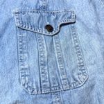 Rafaella Jeans Denim Dress Women Small Blue Vintage Y2K Button Front Sleeveless Photo 6