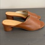 Soludos  Anthropologie Milan Mule Leather Block Heel Slide Sandals Camel Size 9.5 Photo 12