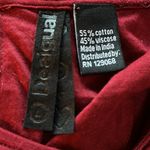 Desigual  Cabernet‎ Red Sleeveless Top Tee Sequins Question Mark Why? Size Large Photo 10