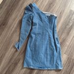 GRLFRND  Blue One-Shoulder Dress Size XS Ellie Denim Mini in No limits Photo 3
