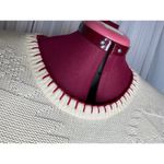 Cabela's sweater quilt block country cream red green Photo 2