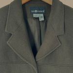 Sag Harbor Dark Olive Army Green 100% Wool Blazer Size 12 Photo 1