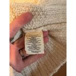 Anthropologie  Sleeping on Snow Cowl Bell Sleeve‎ Cream Cable Knit Sweater Small Photo 3