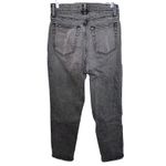 Abercrombie & Fitch  Curve Love Ankle Straight Ultra High Rise Jeans Black Sz 28 Photo 1