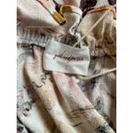 Girl and the Sun Floral Print Dress Off Shoulder Long Sleeve Tiered smocked Mini Pink Size L Photo 8