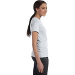 Hanes 4.5 oz Women's NANO-T Lightweight Premium T-Shirt - Ash - S Photo 3