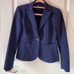 New York & Co. 7th Ave Navy Blue Blazer Photo 0