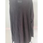 J.Jill Womens Sweater Large Turtle Neck Black Long Sleeve Sparkles Sequins L Photo 1