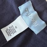 AnyBody Navy Cozy Knit Cropped Jogger Pant Size 1X Blue Photo 3