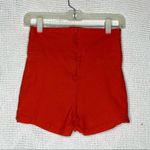 Toska  Shorts Red With‎ Gold Buttons Photo 4