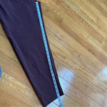 Victoria's Secret Victoria Secret Sport track pants joggers workout lounge pants burgundy Sz M Photo 7