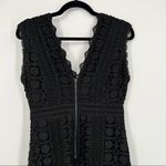 Hale Bob  crochet‎ top floral Embroidered dress small cocktail party bandage Photo 7